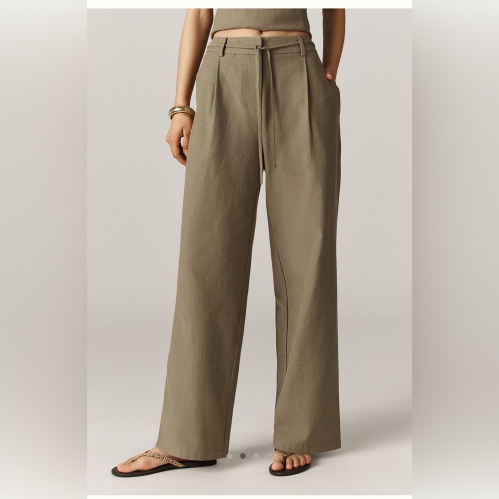Anthropology 4th & Reckless Tally Trouser Pants